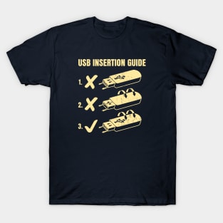 USB Insertion Guide T-Shirt